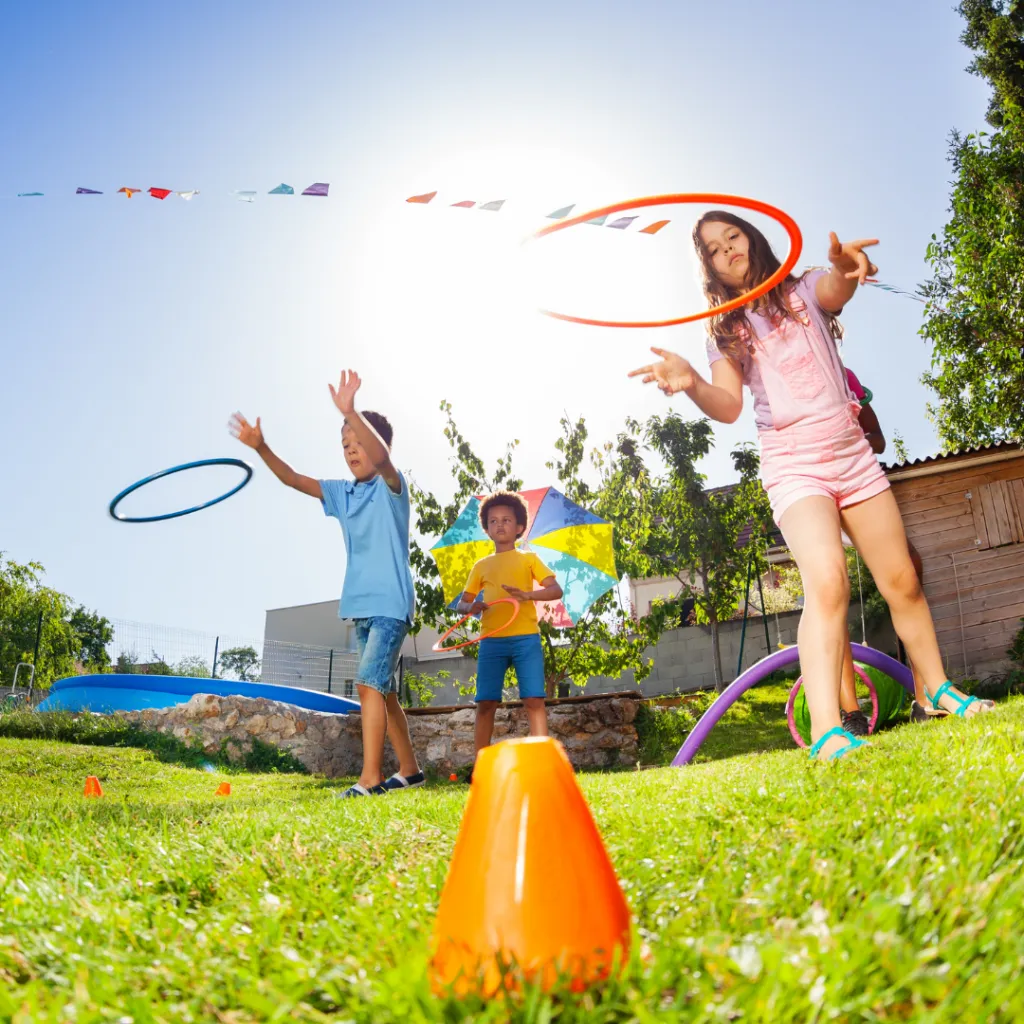 Kid Fit Parties Olympic theme hoopla
