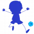 KFP rebrand blue boy football