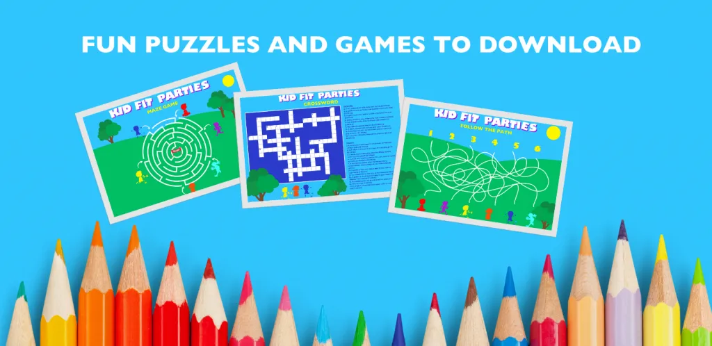 Kid Fit Parties games header 2