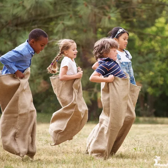 sports day party sack race