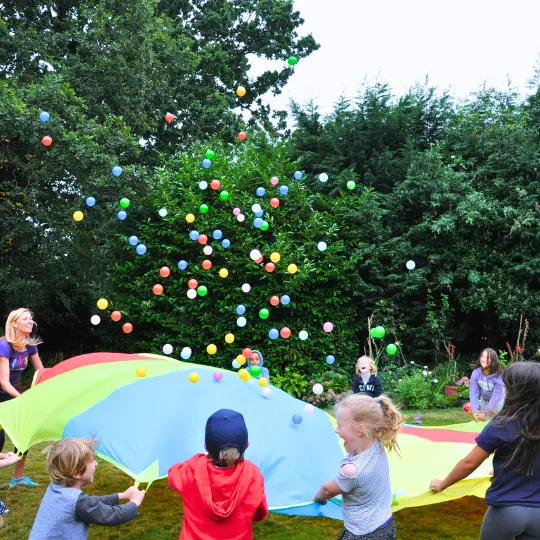 Kid Fit Parties sports day party parachute 2