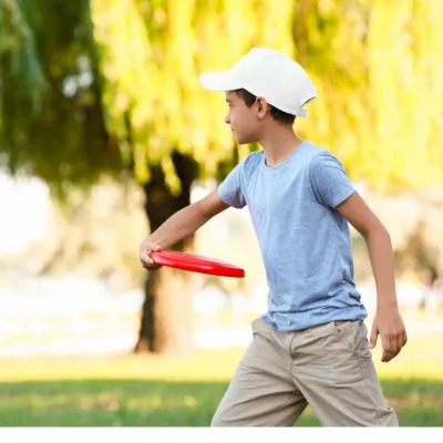 Kids party olympic theme discus