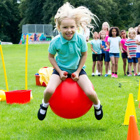 sports day party space hopper race