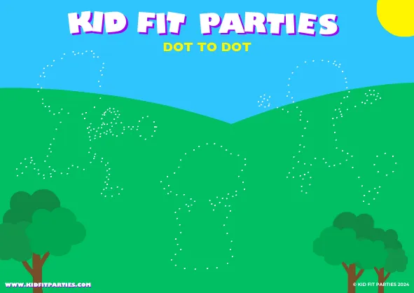 Kid Fit Parties sports day dot to dot 6